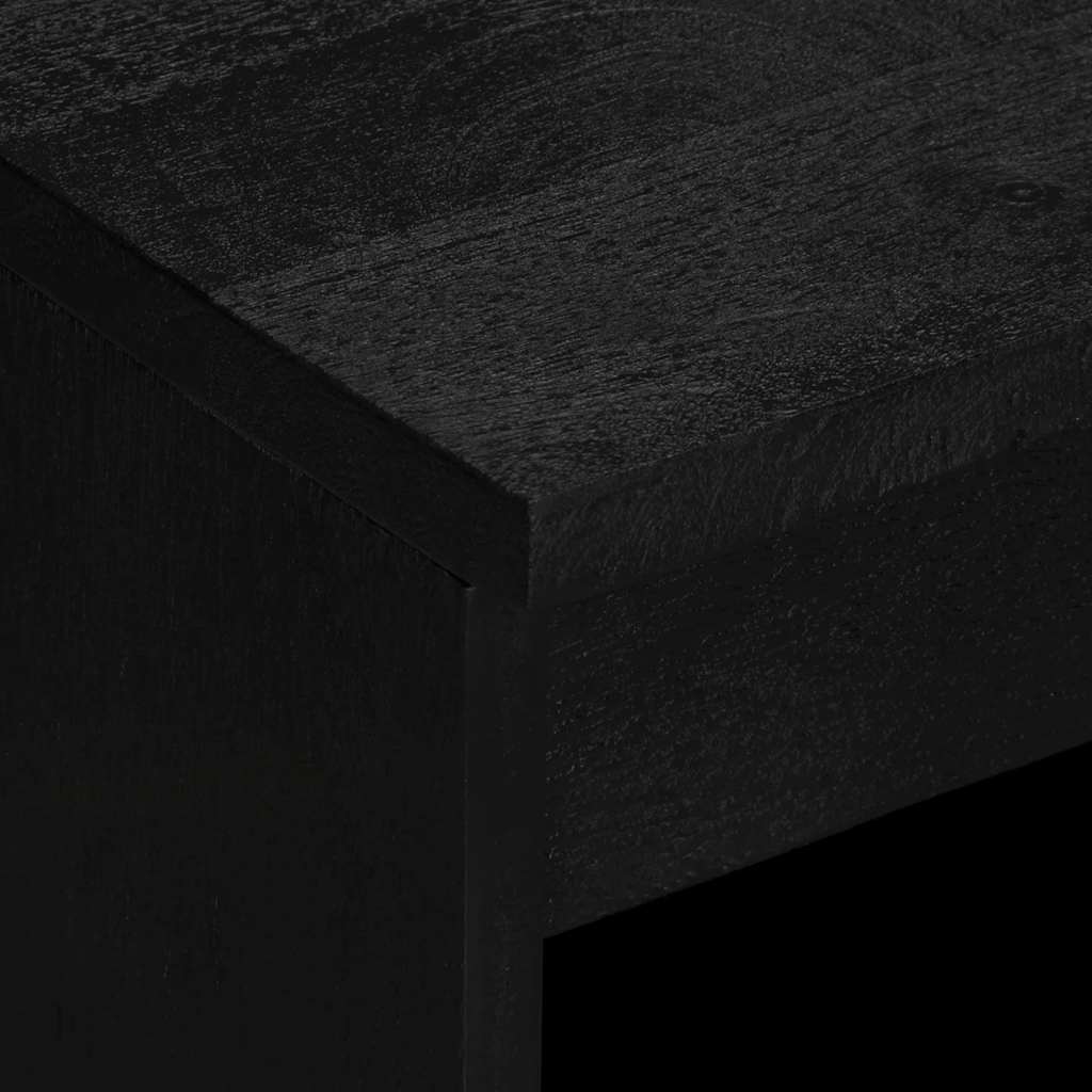 Skab 60x33x75 cm konstrueret træ sort - 60 x 33 x 75 cm (l x b x h) - number 6.