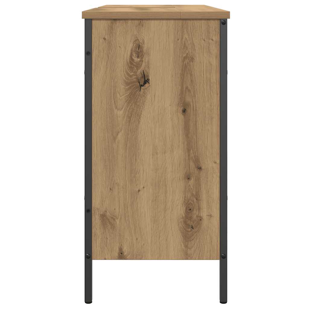 Ormarić za pranje 80x30x60 cm izrađeno drvo umjetni hrast - hrast, 80x30x60 cm (šxdxv) - number 6.