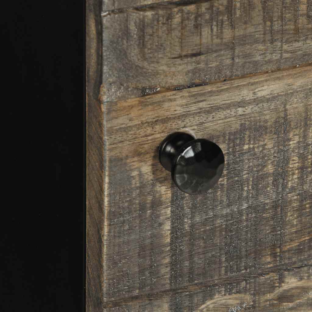 Skab 40x33x110 cm massivt mangotræ - 40 x 33 x 110 cm (l x b x h) - number 7.