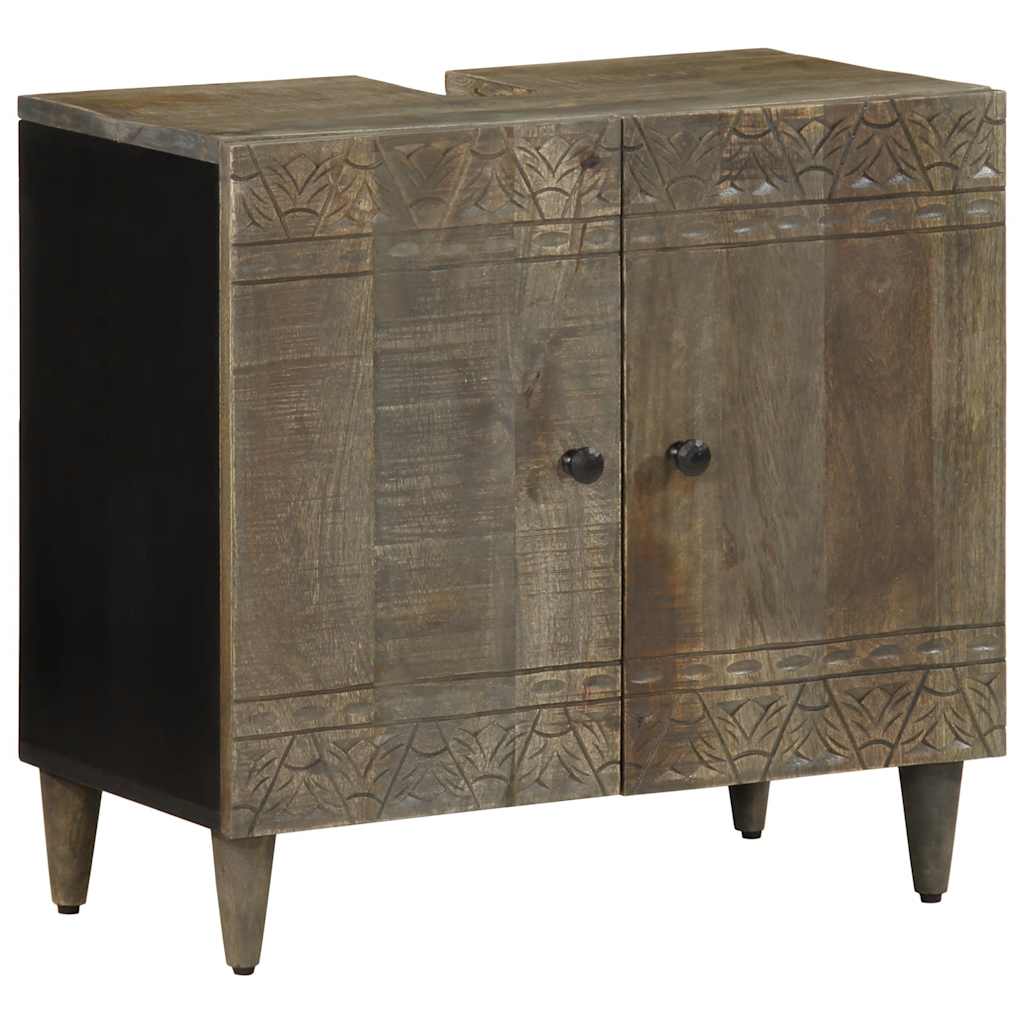 Underskab til vask 62x33x58 cm massivt mangotræ - number 1.