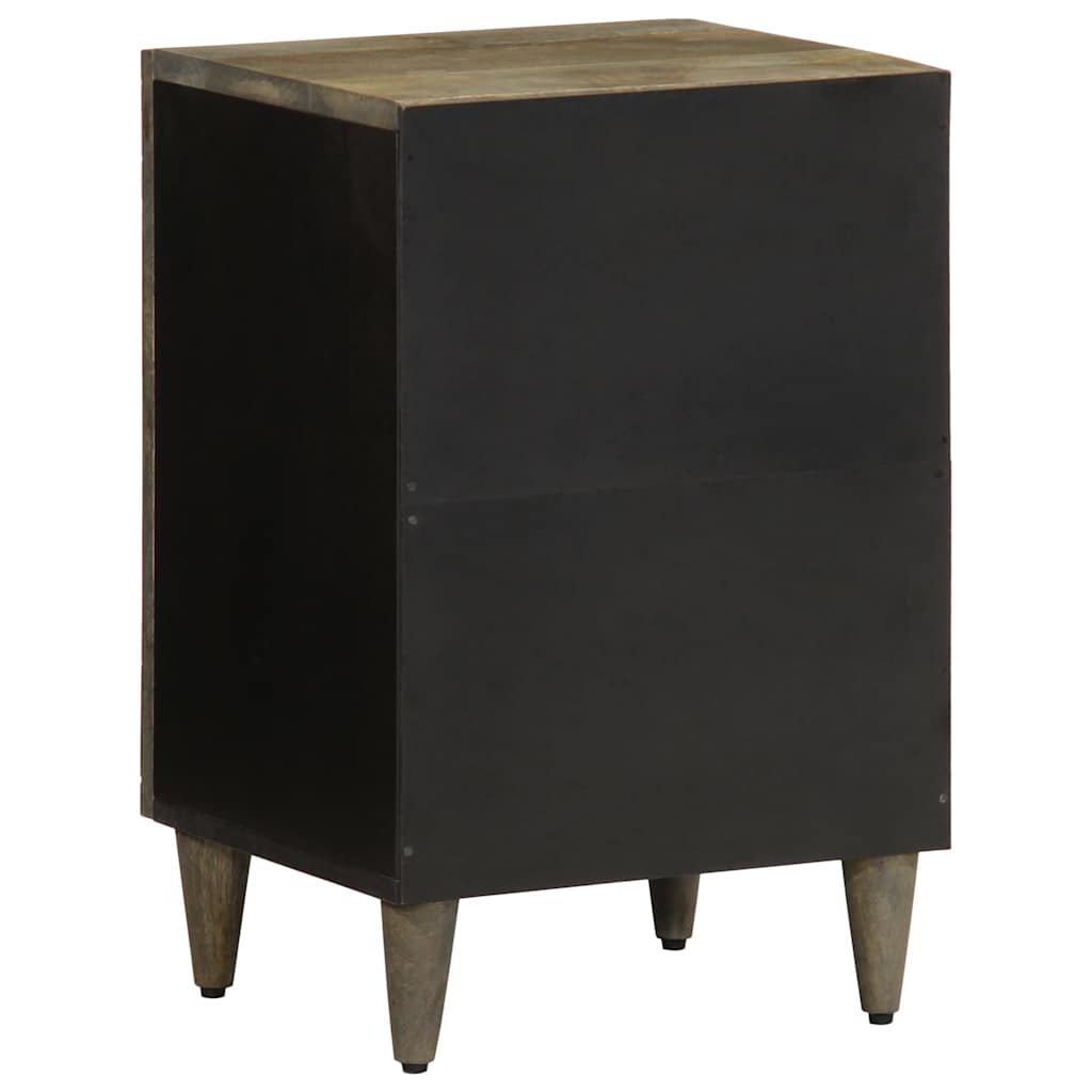 Badeværelsesskab 38x33x58 cm massivt mangotræ - number 5.