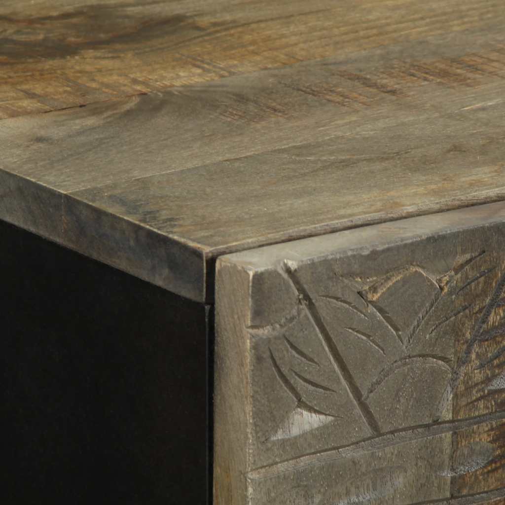 Szafka łazienkowa 38x33x48 cm lite drewno mango - number 6.