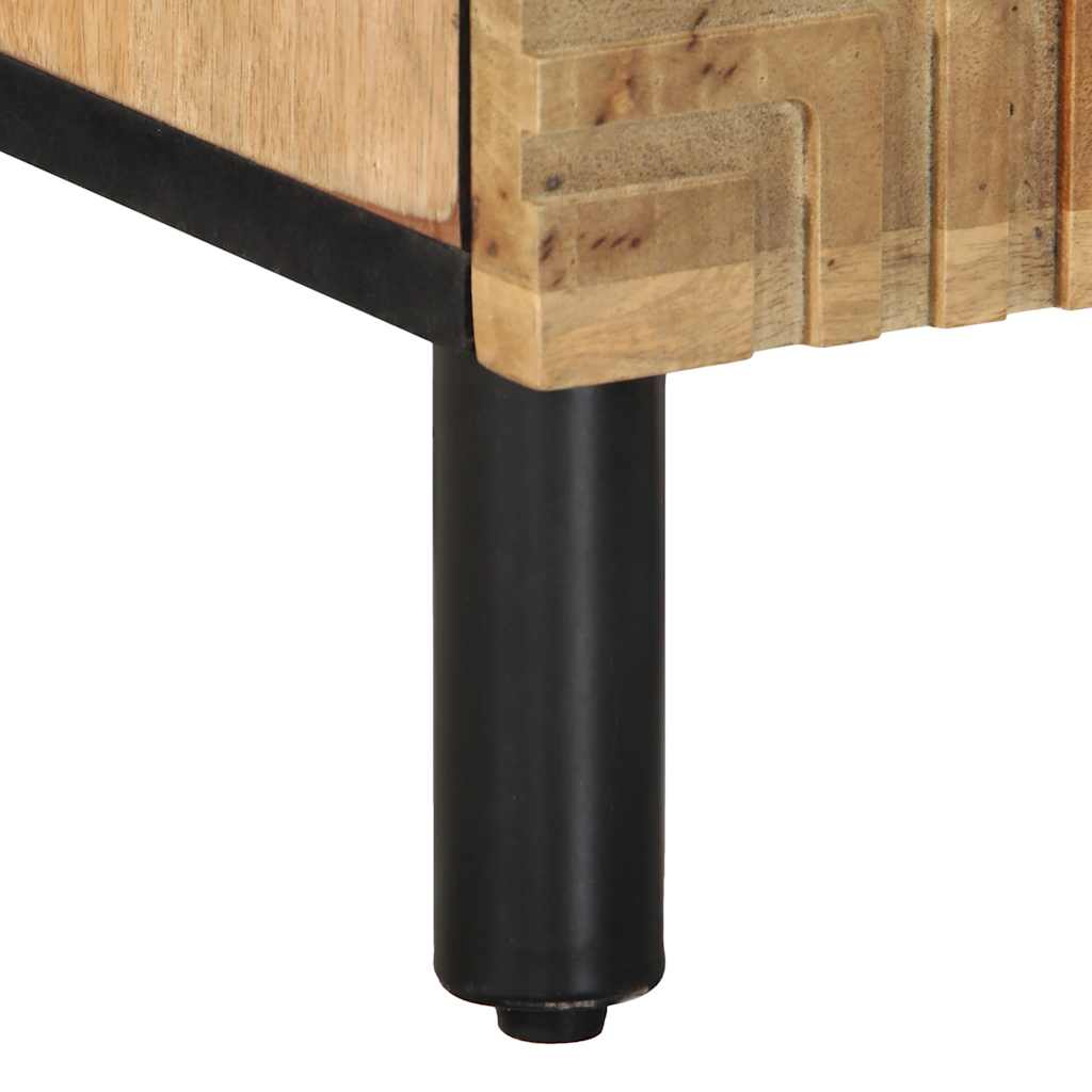 Noćni ormarići 2 kom. 40x33x46 cm masivno drvo manga smeđe boje - number 9.