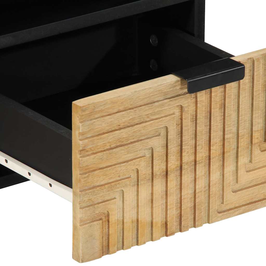 Tv stol 70x33x46 cm masivno drvo mango smeđa - 70x33x46 cm (šxdxv) - number 7.