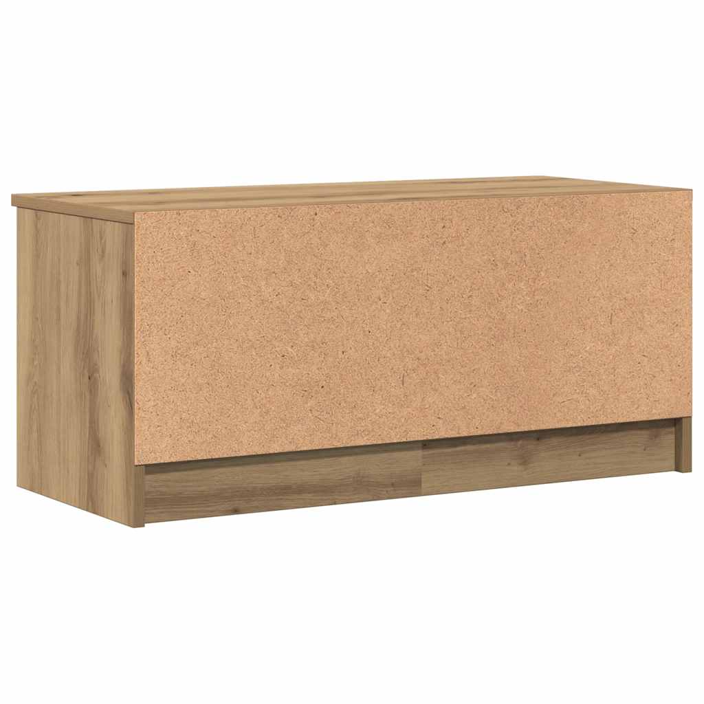 Tv-borde stk. 80x35x36,5 cm konstrueret træ kunsteg - artisan eg, 2 - number 9.