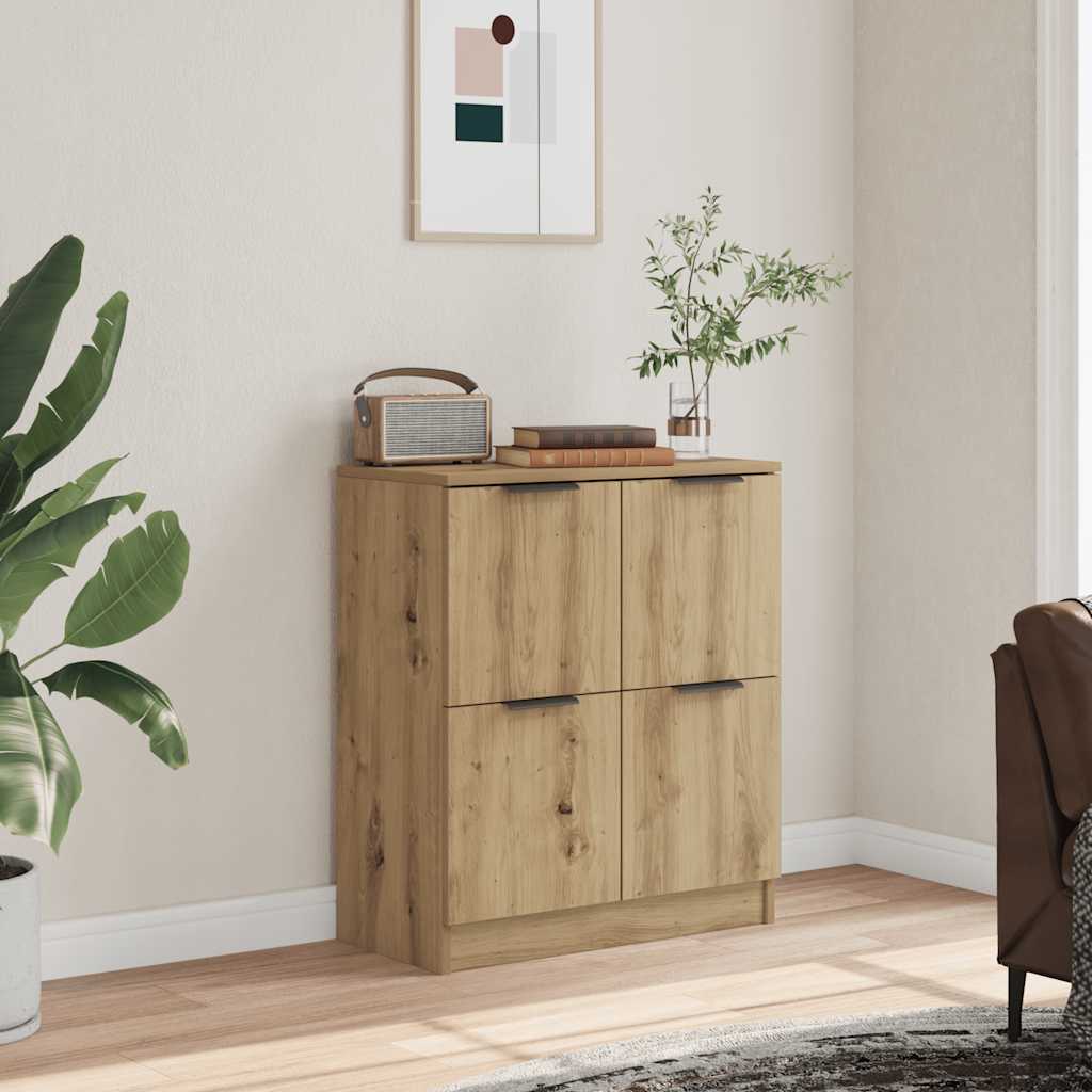 Komoda 60x30x70 cm obrađeno drvo umjetni hrast - obrtnički hrast, 1 - number 1.