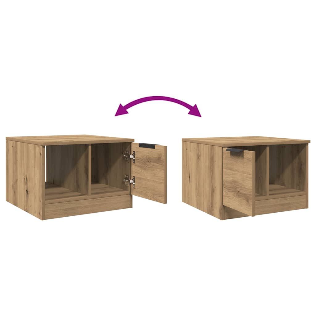 Stolić za kavu 50x50x36 cm izrađeno drvo umjetni hrast - obrtnički hrast, 1 - number 9.