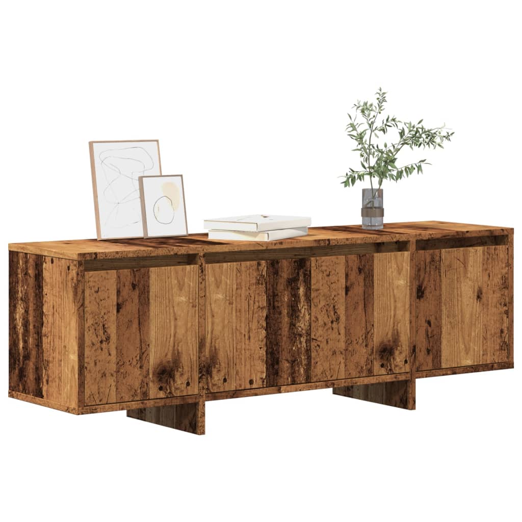 Tv-bord 120x30x40,5 cm konstrueret træ antikt træ - number 1.