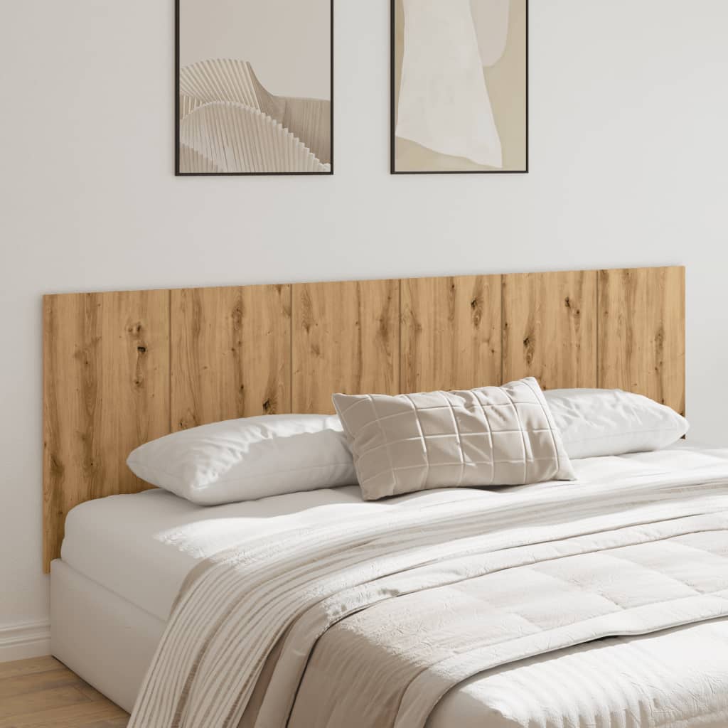 Sengegærde 240x1,5x80 cm konstrueret træ kunsteg - artisan eg, 1 - number 1.