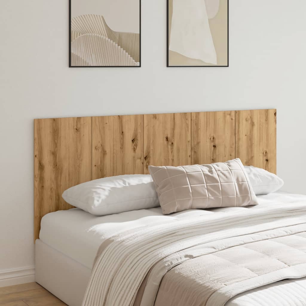 Sengegærde 200x1,5x80 cm konstrueret træ kunsteg - artisan eg, 1 - number 1.