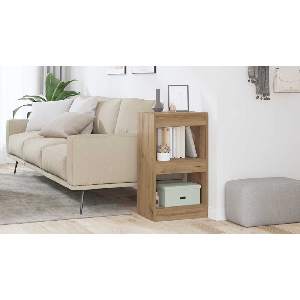 Bogreol/rumdeler 40x30x72 cm kunsteg - number 3.