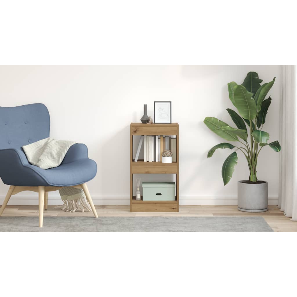 Bogreol/rumdeler 40x30x72 cm kunsteg - number 4.