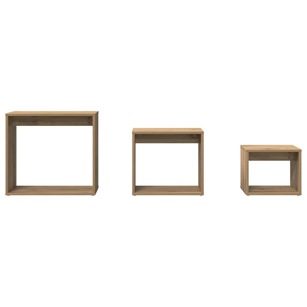 Depozitni stolovi kom. izrađeno drvo umjetni hrast - obrtnički hrast, 3 - number 4.