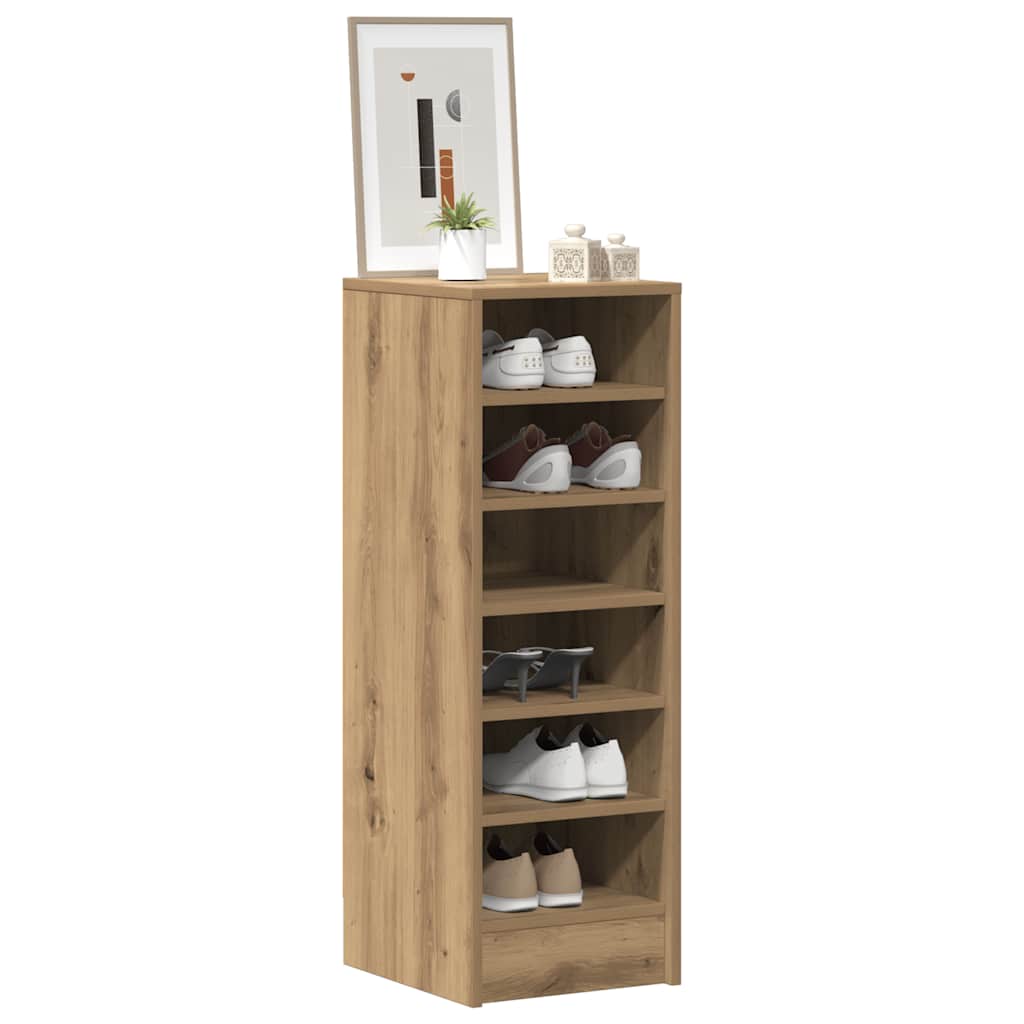 Ormarić za cipele 32x35x92 cm izrađeno drvo umjetni hrast - umjetni hrast, 1 - number 3.