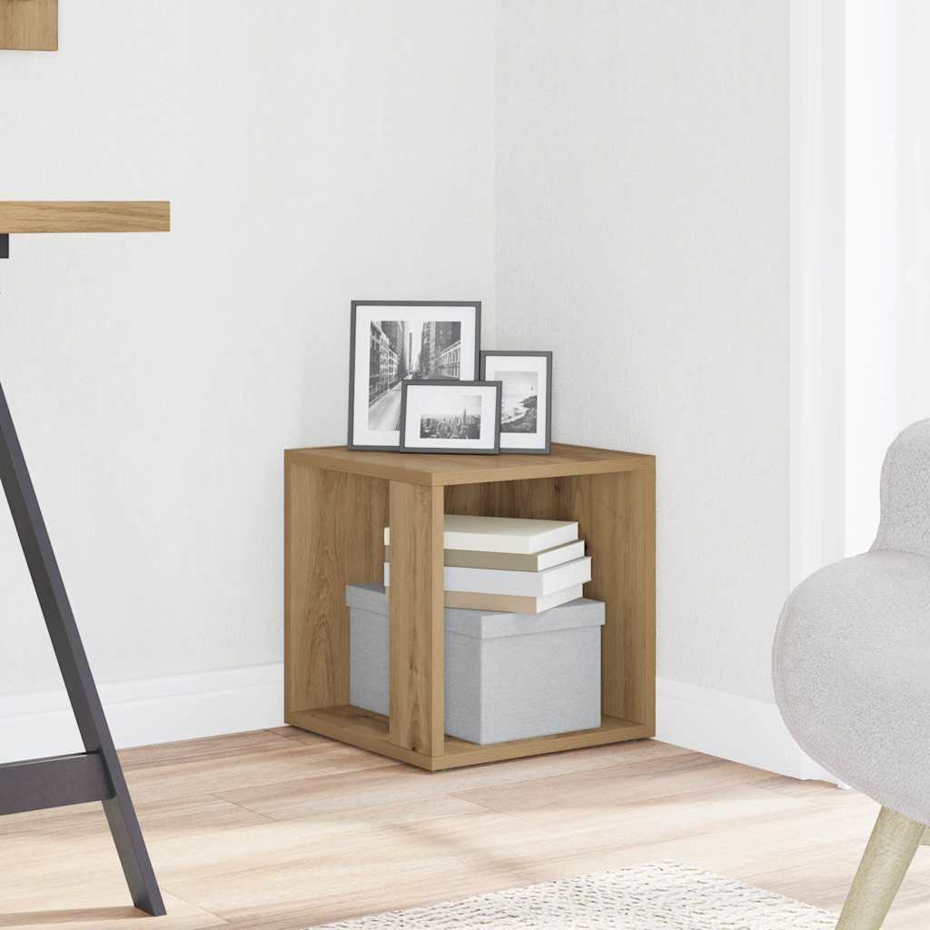 Pomoćni stol 33x33x34 cm izrađeno drvo umjetni hrast - umjetni hrast, 1 - number 3.