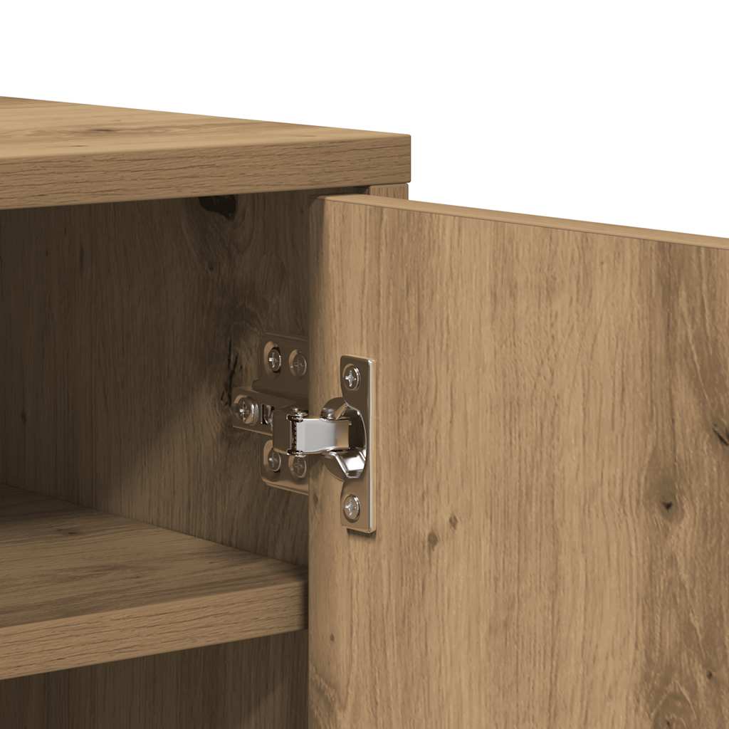 Ormarić za cipele 60x35x70 cm izrađeno drvo umjetni hrast - obrtnički hrast, 1 - number 11.