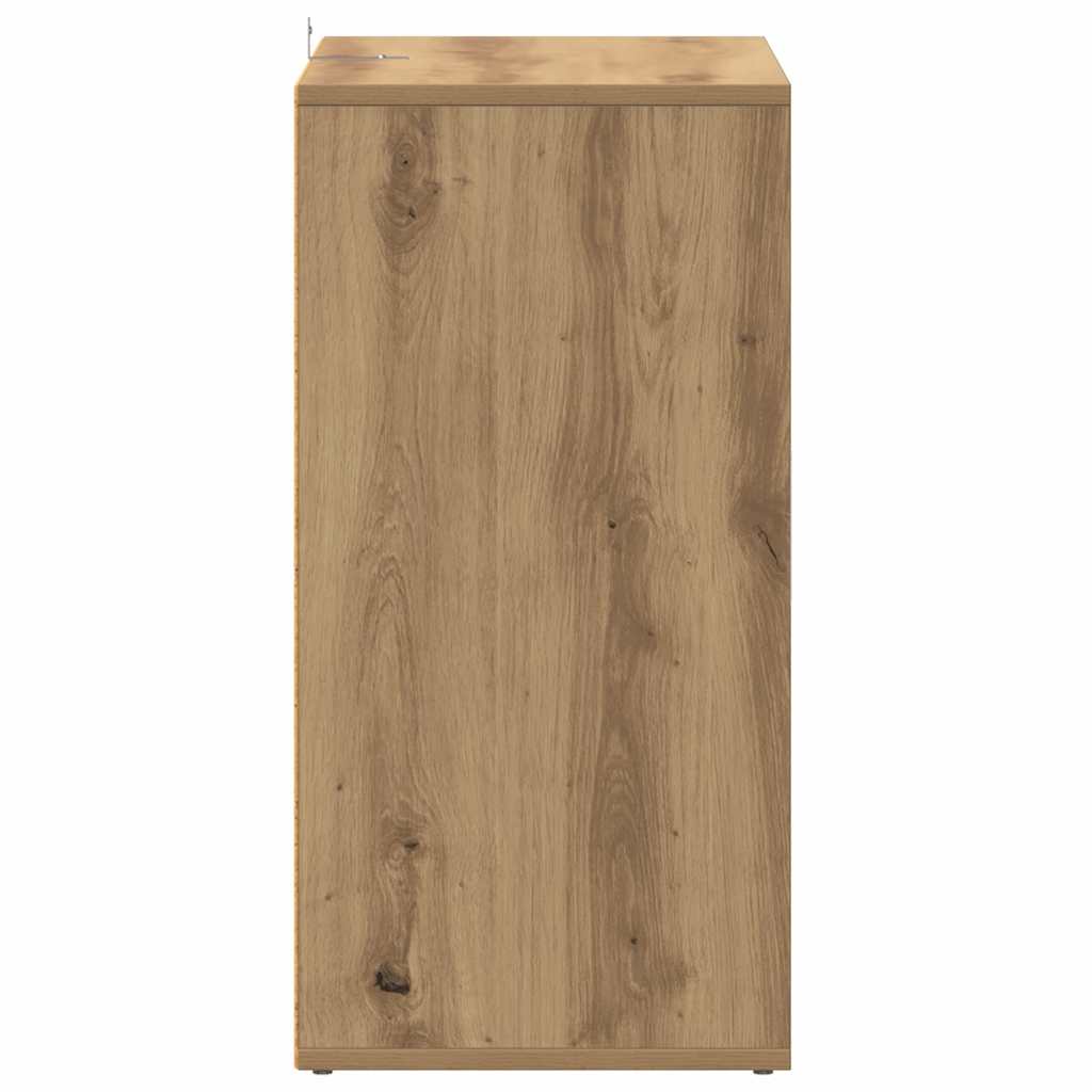 Ormarić za cipele 60x35x70 cm izrađeno drvo umjetni hrast - obrtnički hrast, 1 - number 6.