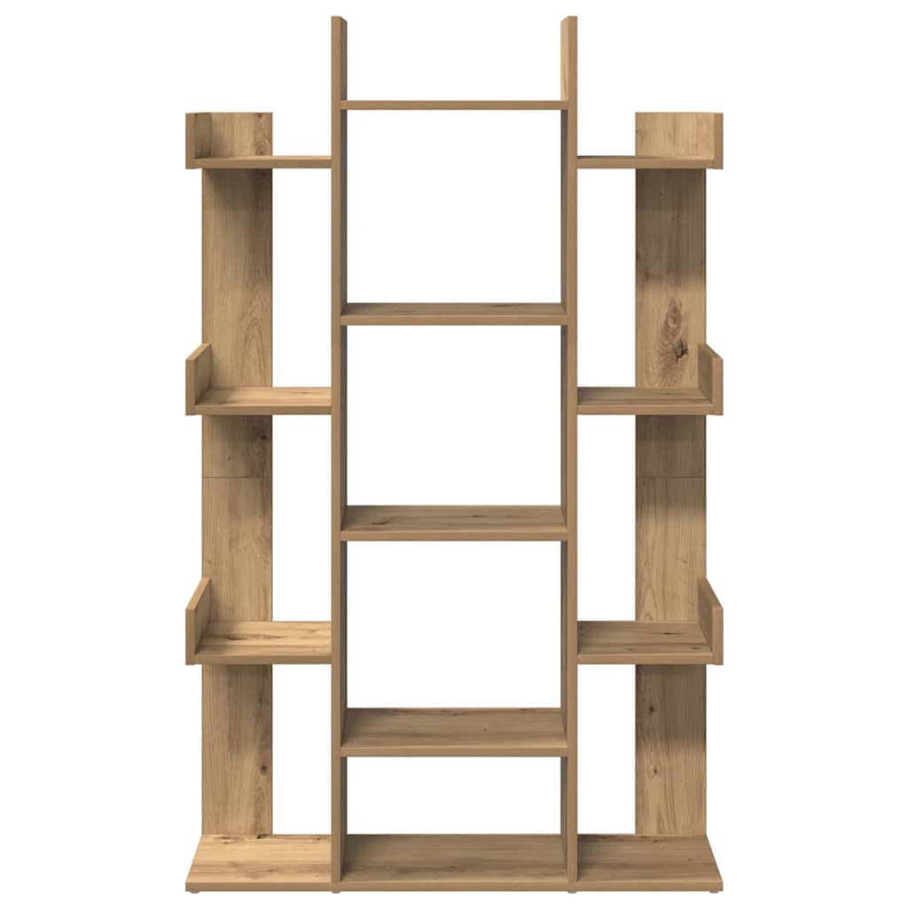 Bogreol 86x25,5x140 cm konstrueret træ kunsteg - artisan eg, 1 - number 4.