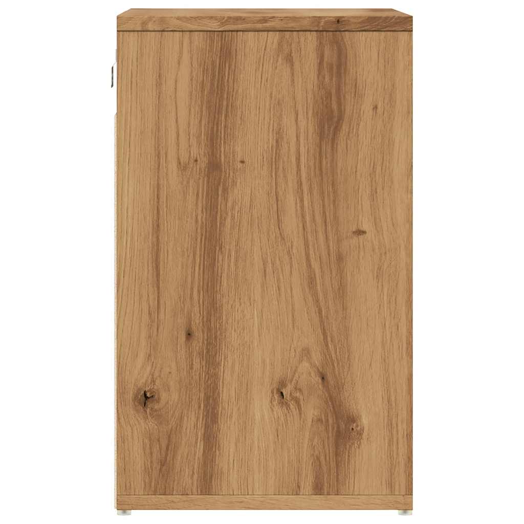 Skoskabe stk. 52x30x50 cm antikt træ - artisan eg, 2 - number 6.