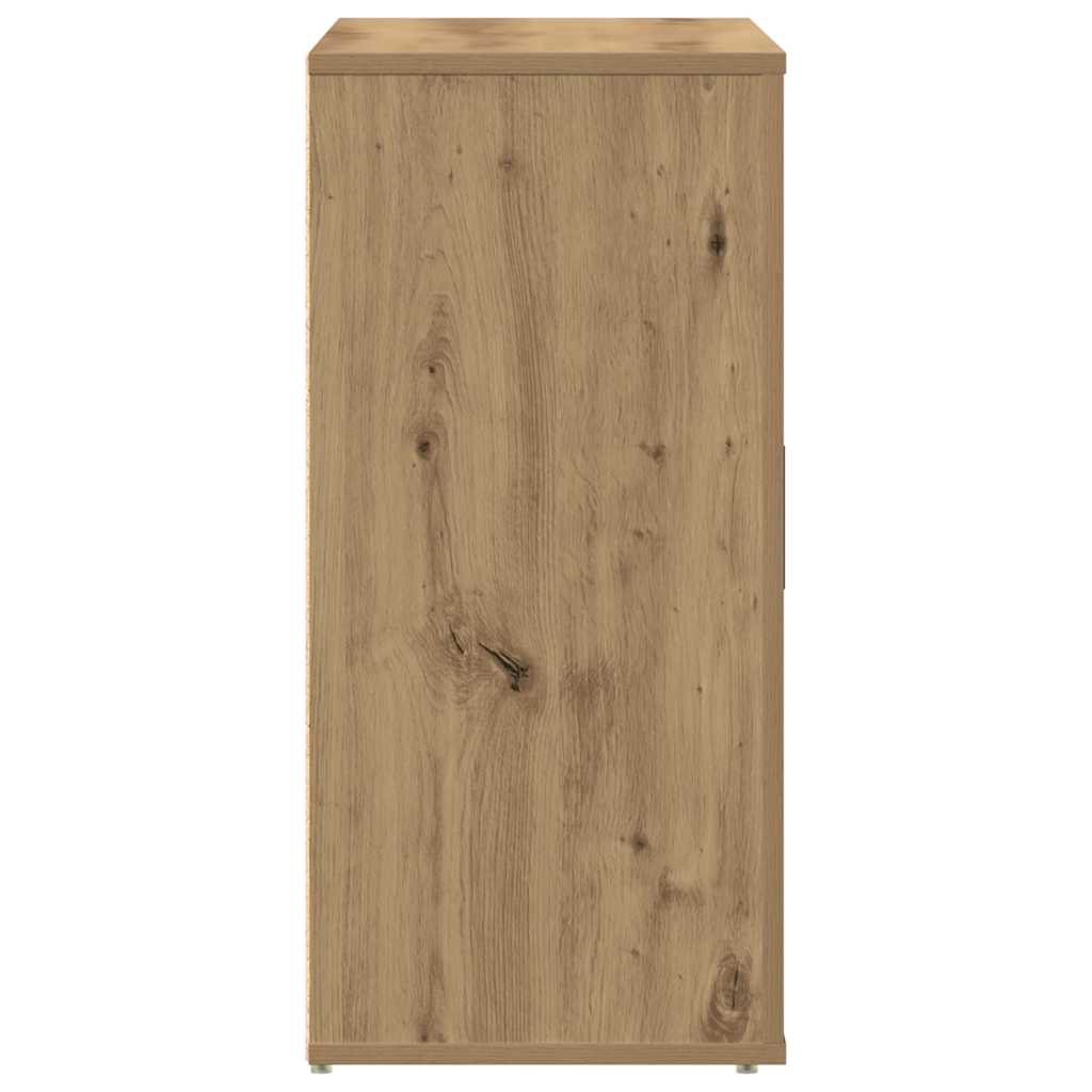 Skænk 80x33x70 cm konstrueret træ egetræsfarve - egetræsfarvet, 1 - number 6.