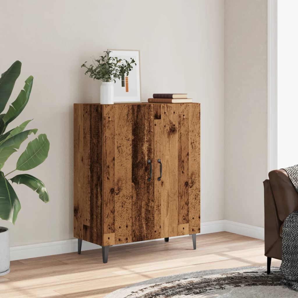 Skab 70x34x90 cm konstrueret træ antikt træ - number 3.