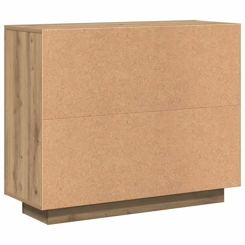 Skænk 92x35x75 cm konstrueret træ - artisan eg, 1 - number 7.