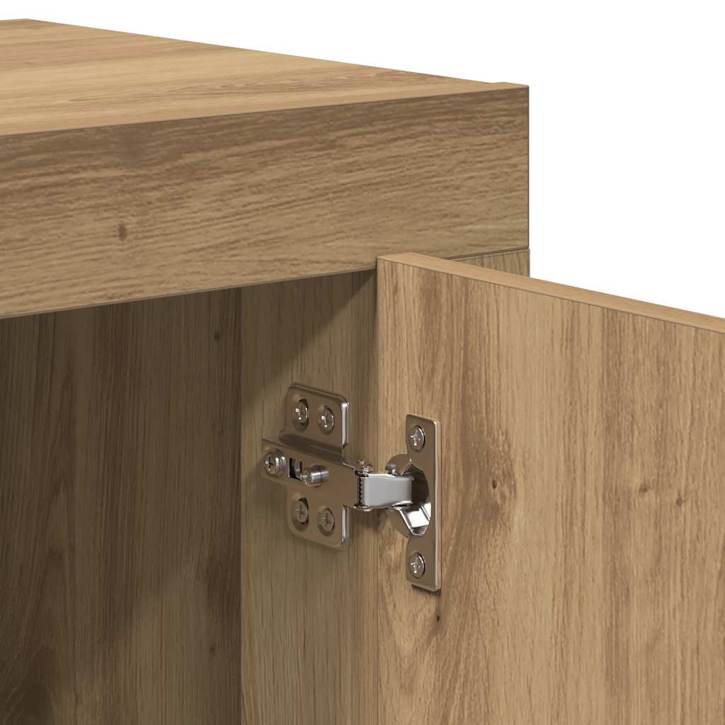 Skænk 92x35x75 cm konstrueret træ - artisan eg, 1 - number 9.