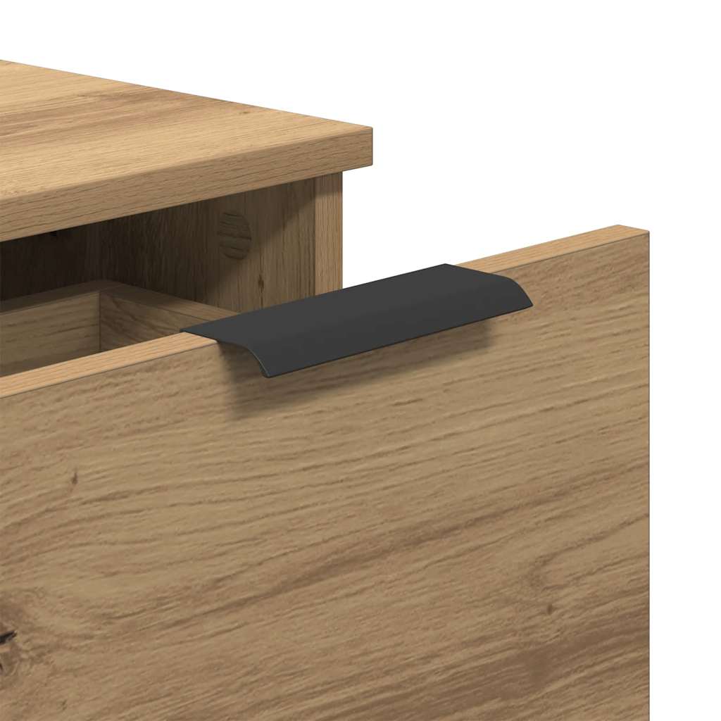 Skänk 30x30x70 cm konstgjort trä konstgjord ek - hantverksek, 1 - number 9.