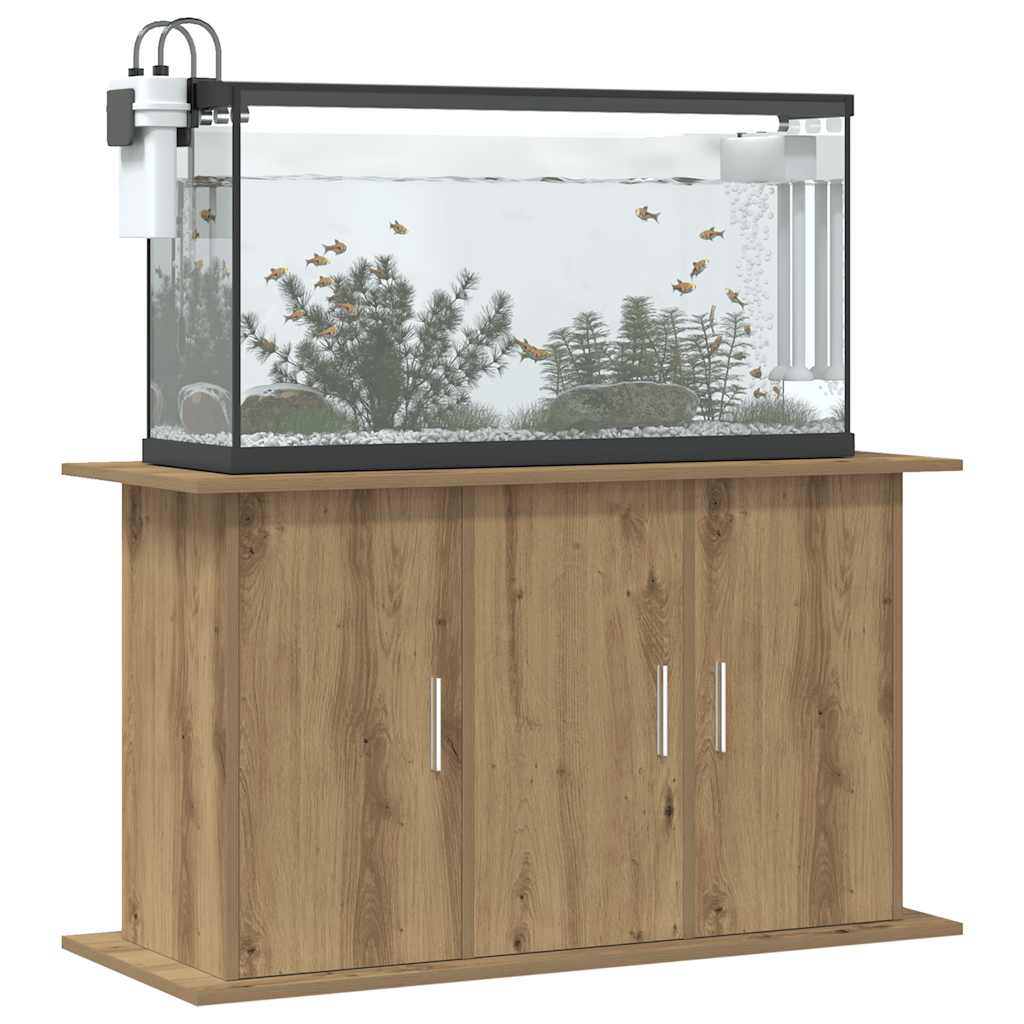 Table d'aquarium en bois d'ingénierie chêne artificiel - chêne artisanal, 101 x 41 x 58 cm - number 1.