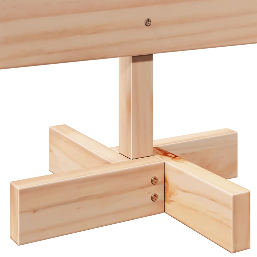 Dekorativt juletræ til pynt massivt træ - 70 cm, 1, x, x - number 6.