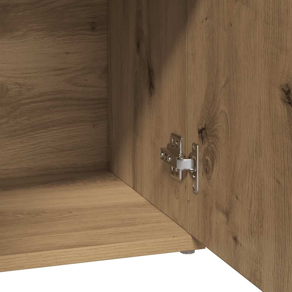 Skjenk 91x29,5x75 cm kunstig eik - håndverks eik, 1, ooo 1 - number 8.