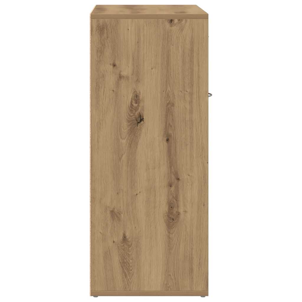 Ormarić za cipele 60x35x84 cm izrađeno drvo umjetni hrast - umjetni hrast, 1 - number 6.