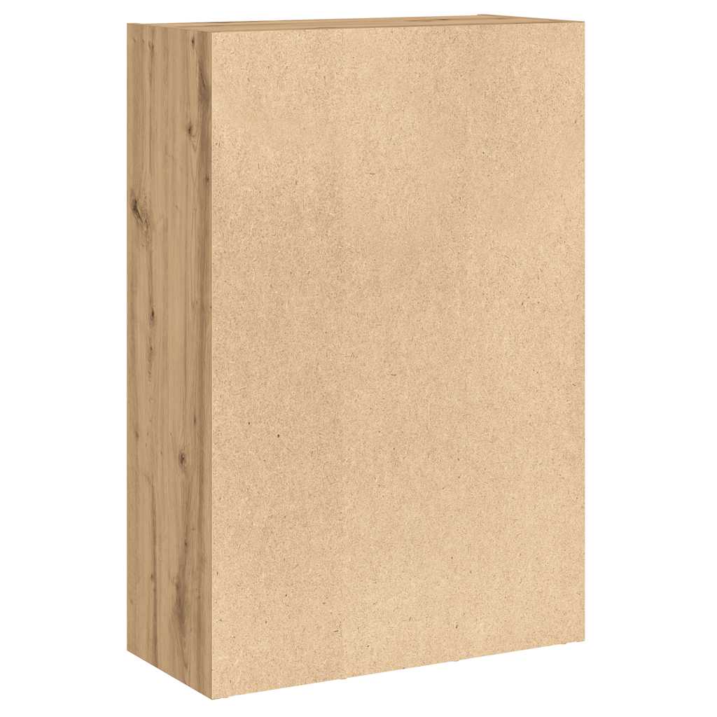 Bogreol/skænk konstrueret træ egetræ - artisan eg, 66 x 30 x 98 cm, 1 - number 7.