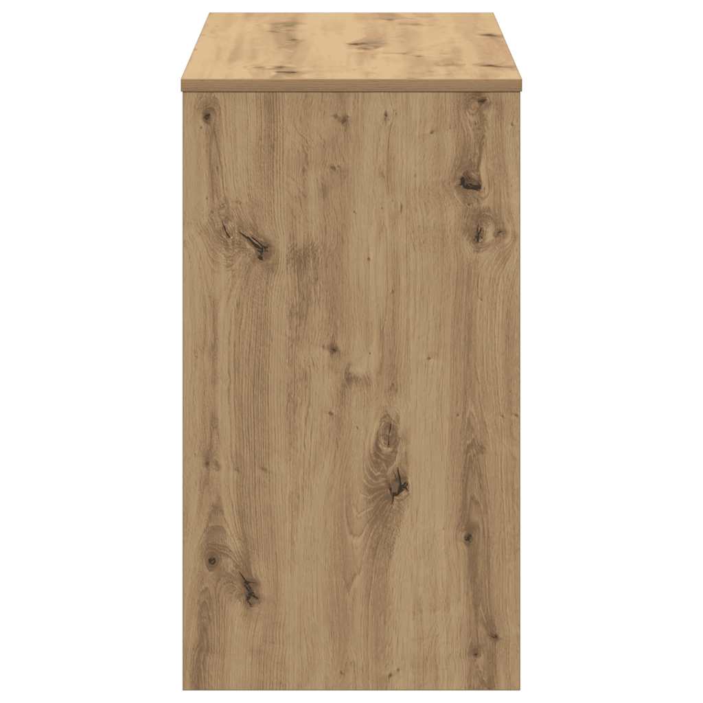 Skrivebord 90x40x72 cm konstruert tre kunstig eik - håndverks eik - number 4.