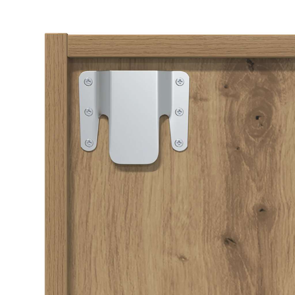 Bokhylle/tv-bord 36x30x143cm konstruert tre kunstig eik - eik farge - number 9.