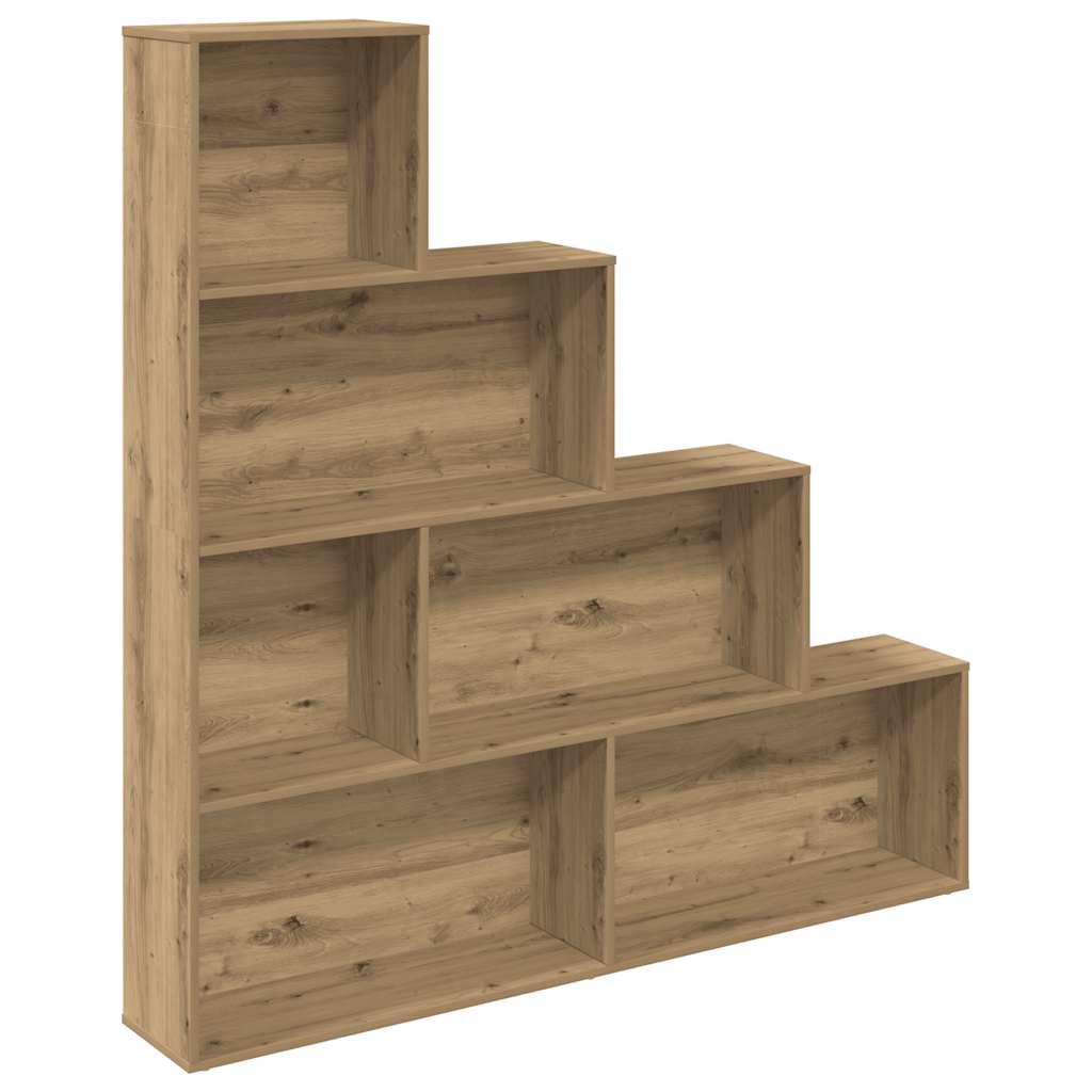 Bokhylle 157x24x160 cm konstruert tre kunstig eik - håndverks eik, 1 - number 2.
