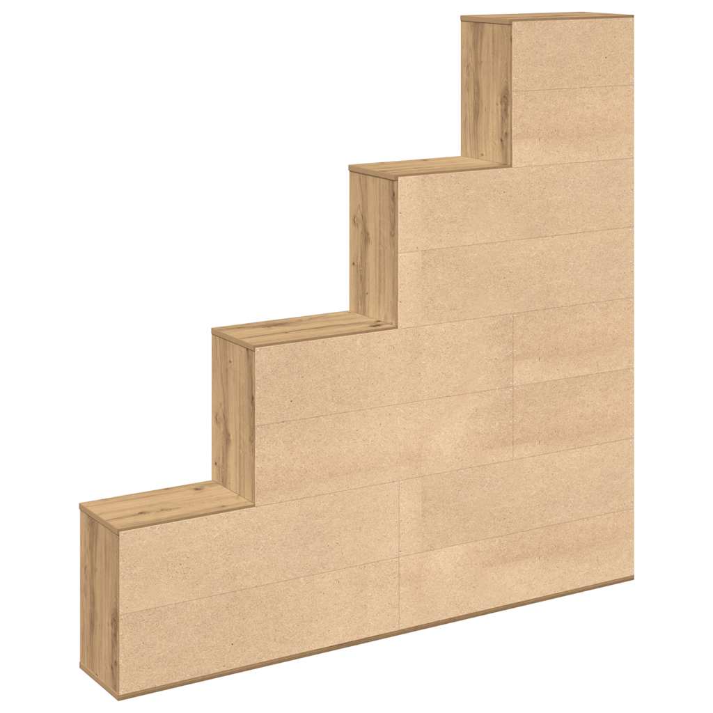 Bokhylle 157x24x160 cm konstruert tre kunstig eik - håndverks eik, 1 - number 6.