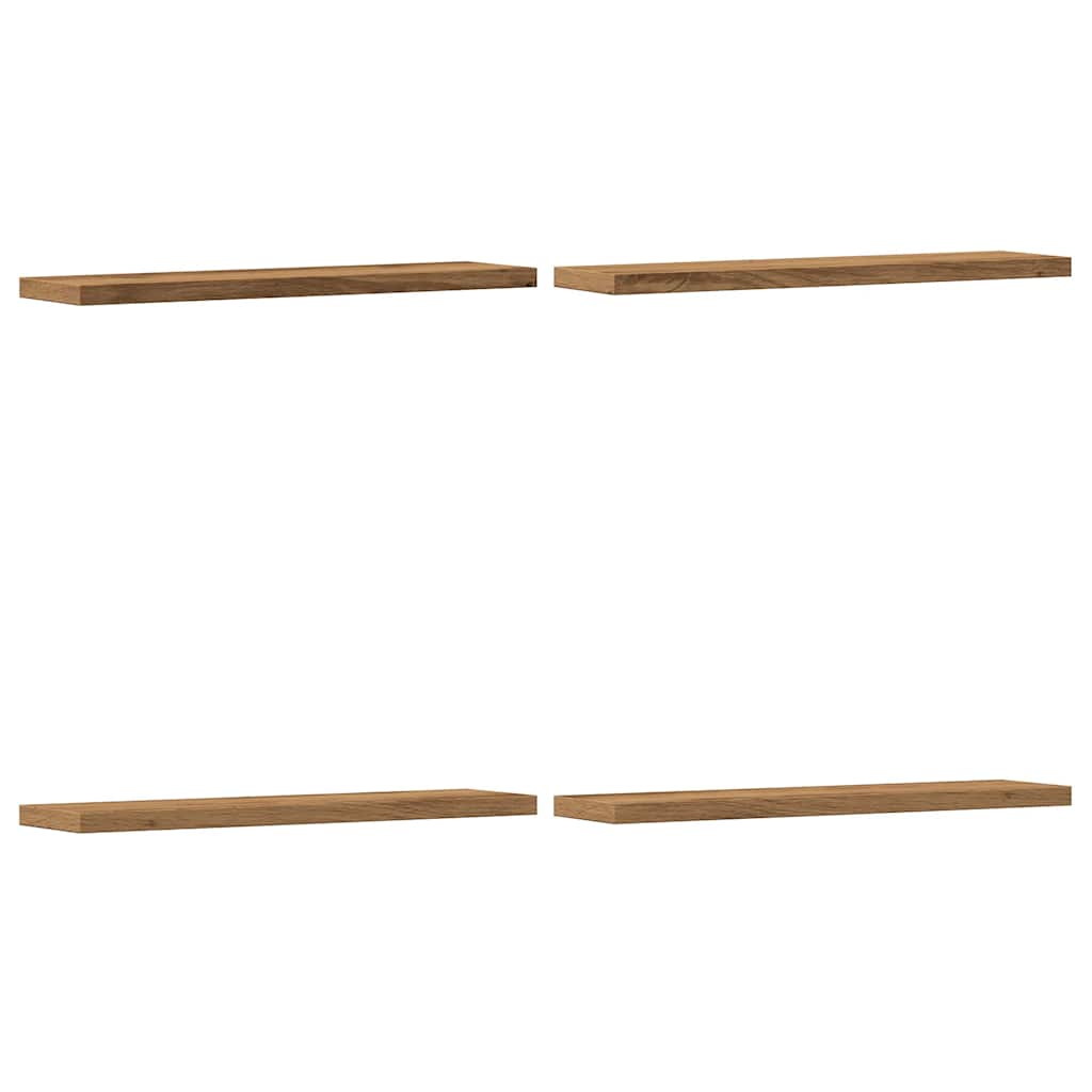 Væghylder stk. 40x10x1,5 cm konstrueret træ kunsteg - artisan eg, 40 x 10 x 1.5 cm, 4 - number 2.