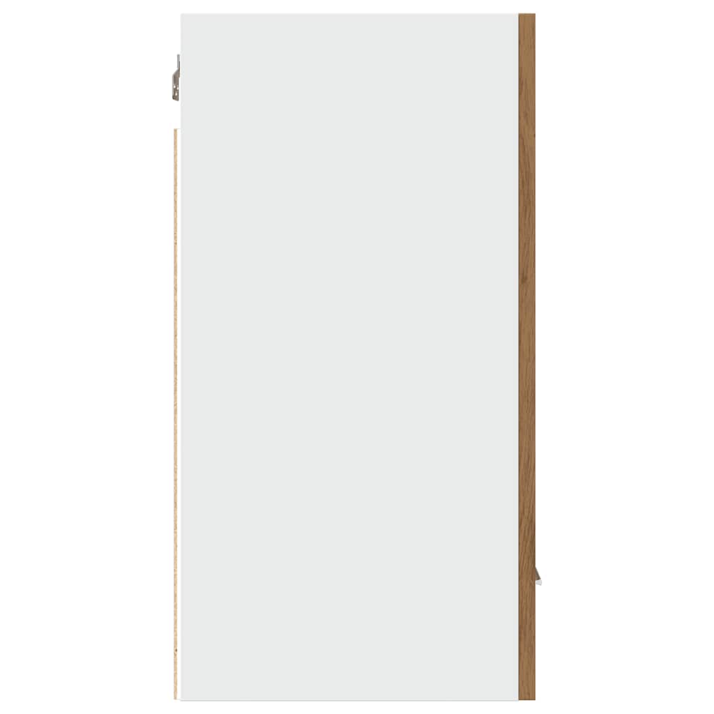 Veggskap 30x31x60 cm konstruert tre kunstig eik - gammelt tre, 1, veggskap 80 cm - number 6.