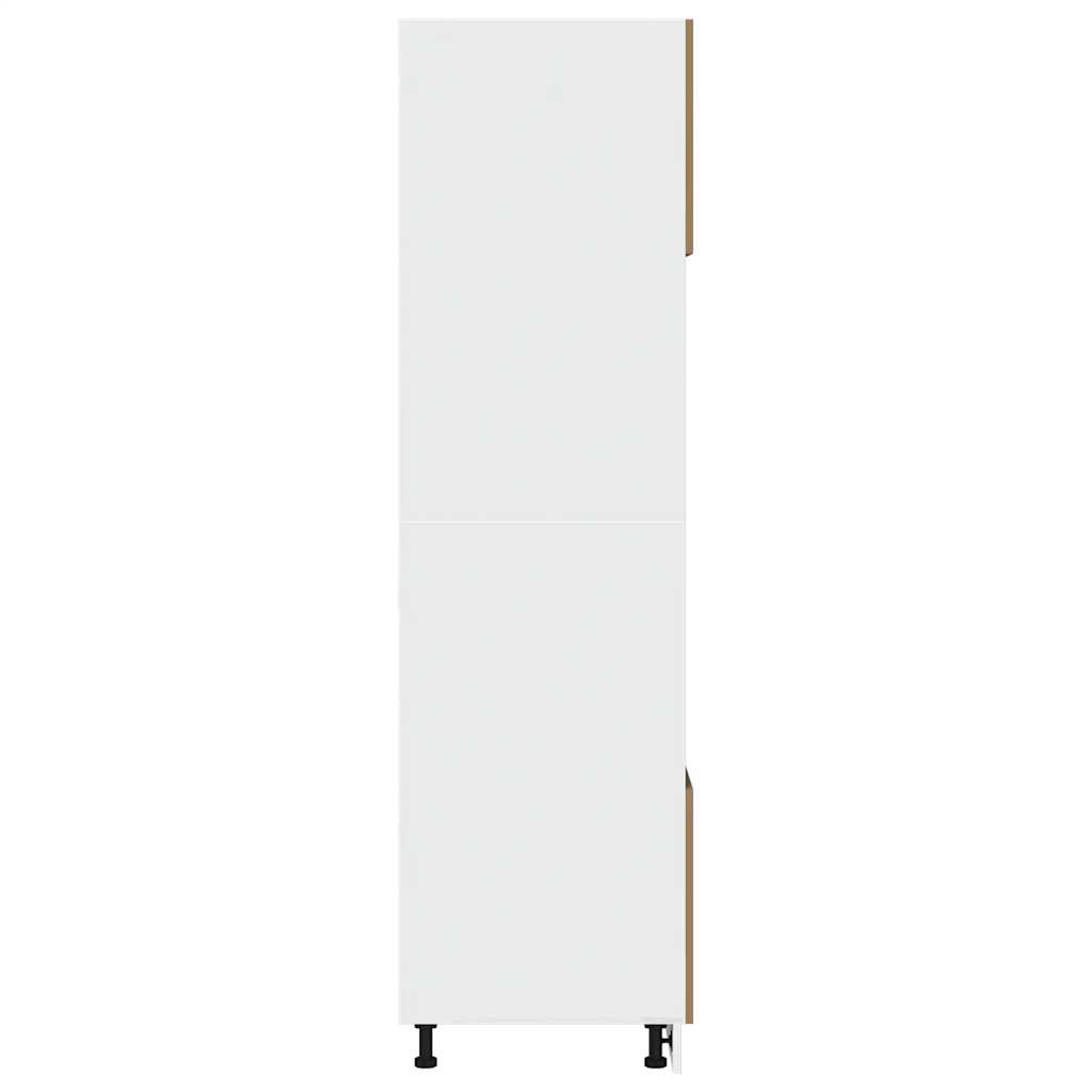 Kjøkkenskap 60x57x207 cm konstruert tre kunstig eik - håndverks eik, 1, skap for mikrobølgeovn - number 7.