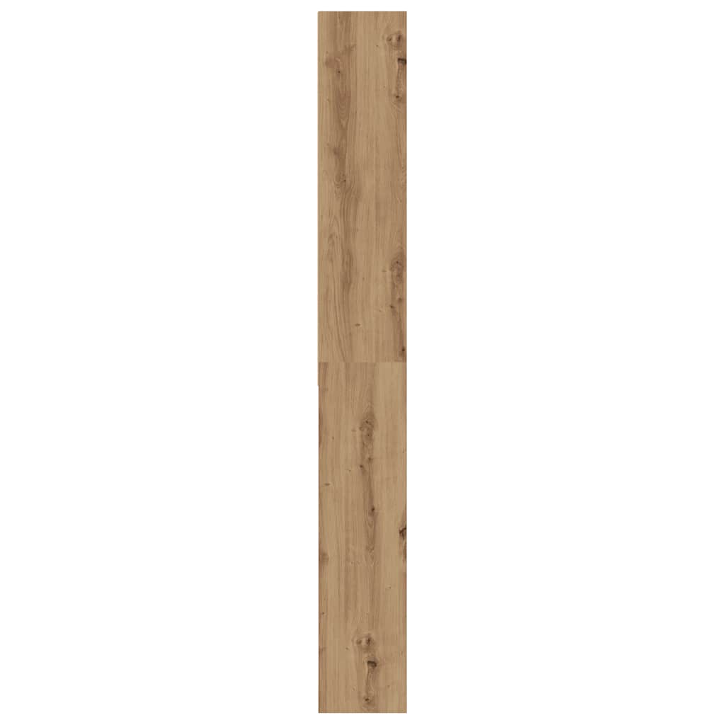 Washing machine cabinet 64x24x190 cm oak - artisan oak, 1 - number 7.