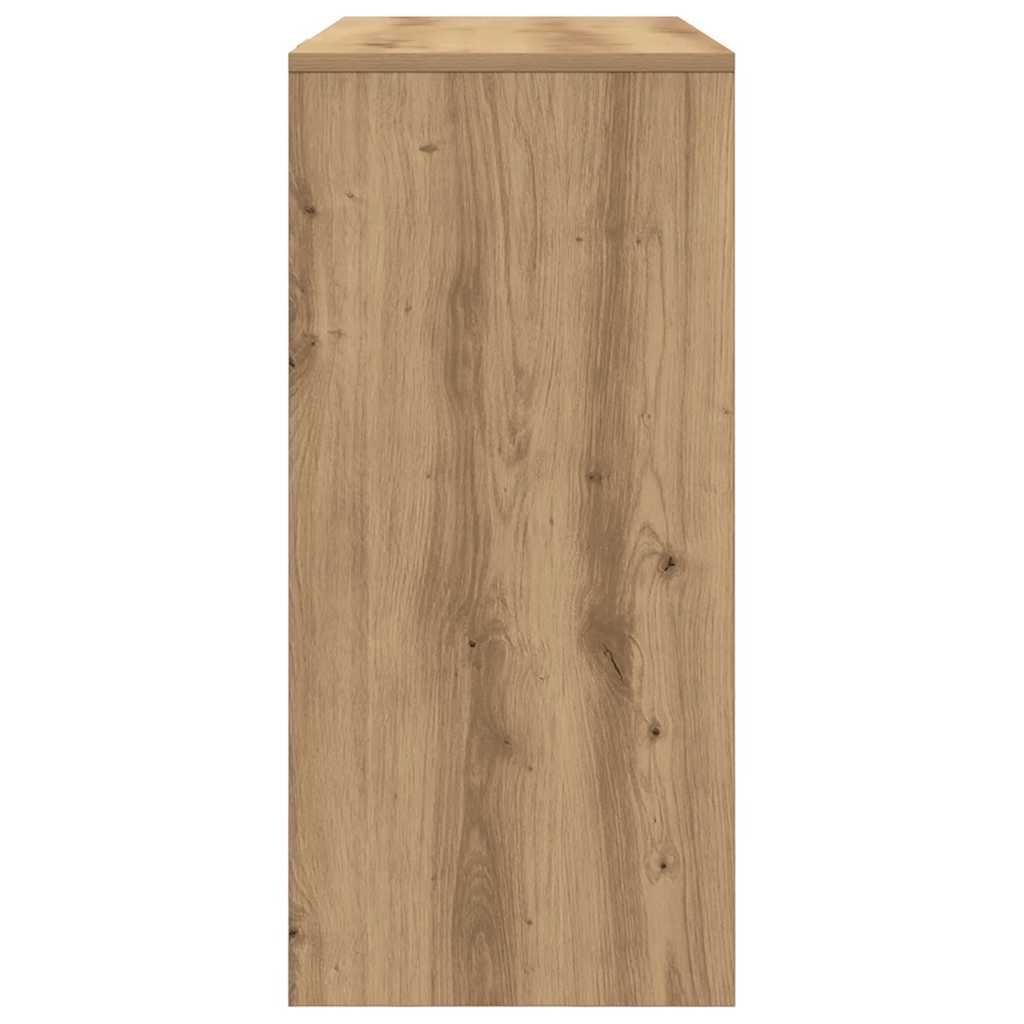 Skrivebord 102,5x35x75 cm konstruert tre kunstig eik - håndverks eik - number 5.