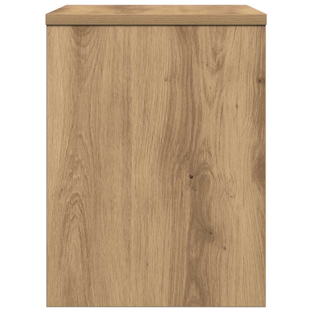 Noćni ormarić 40x30x40 cm izrađeno drvo umjetni hrast - umjetni hrast, 1 - number 6.