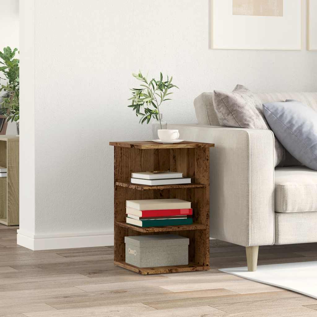 Skänk 35x35x55 cm konstruerat trä antikt trä - gammalt trä, 1 - number 3.