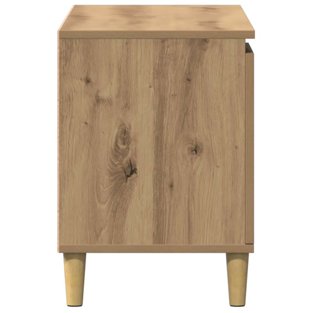 Tv table 102x35x50 cm engineered wood artificial oak - artisan oak, 1 - number 5.