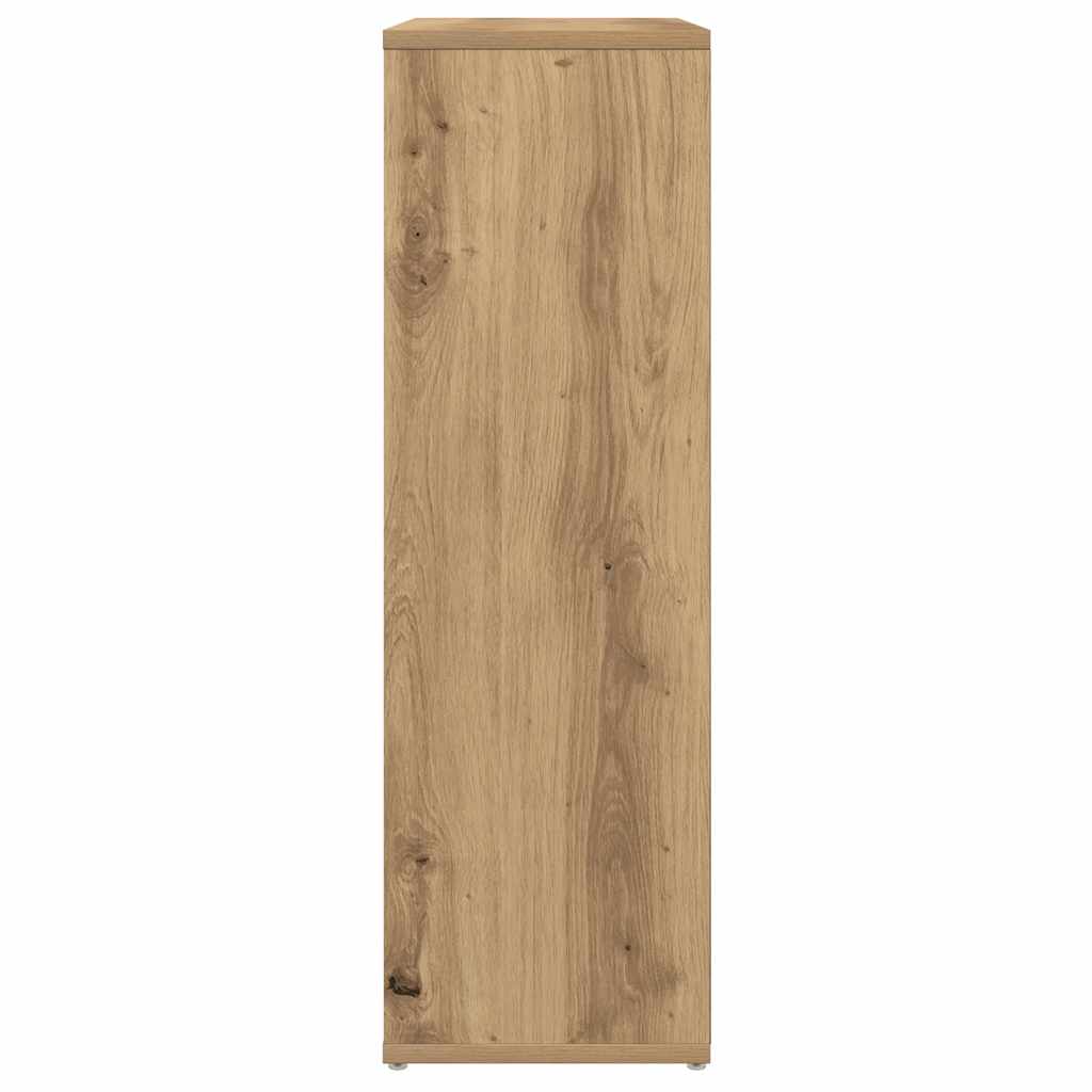 Bogskab 50x25x80 cm konstrueret træ kunsteg - artisan eg, 1 - number 6.