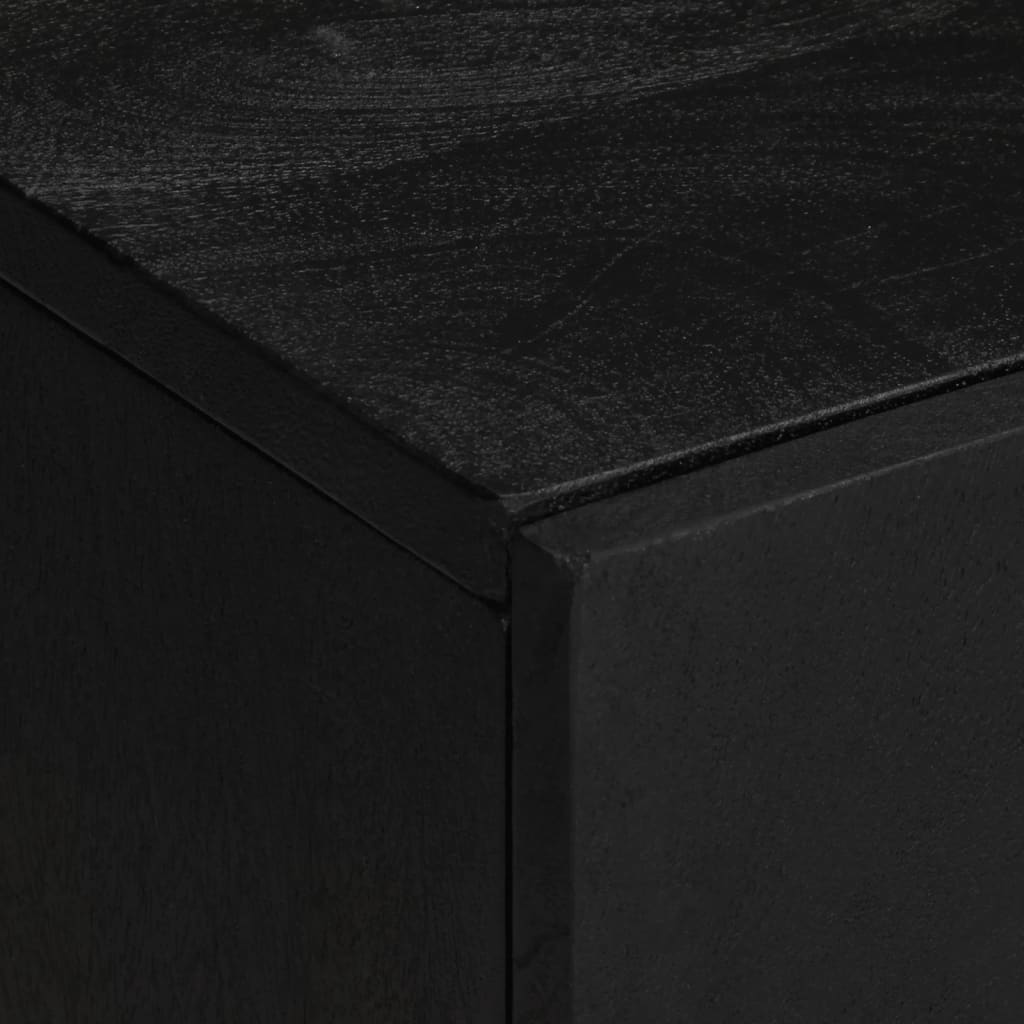 Møbelsæt til badeværelse 2 dele konstrueret træ sort - ooo 1 - number 8.