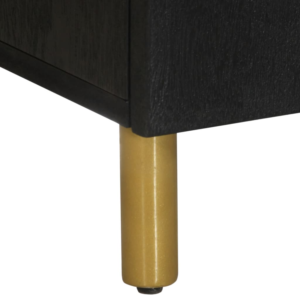 Skænke 3 stk. konstrueret træ sort - ooo 1 - number 10.