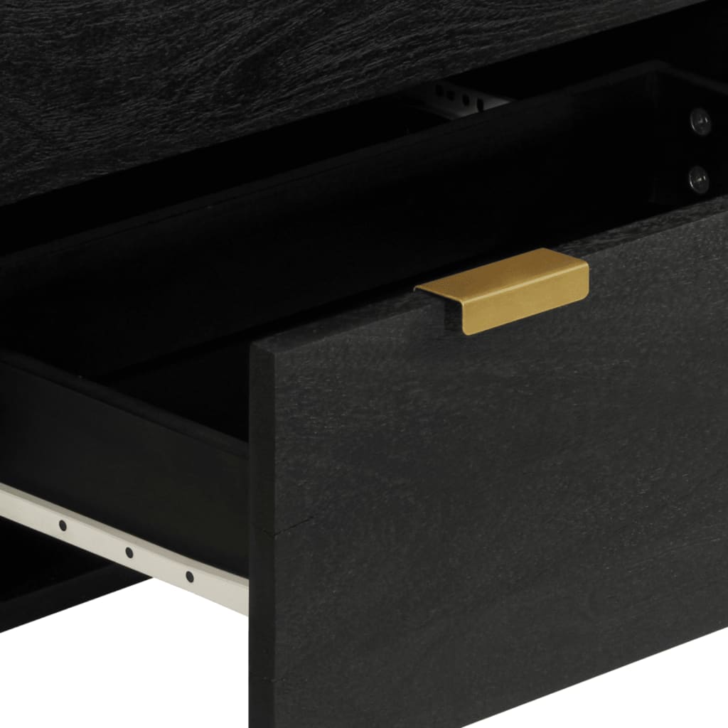 Skænke 3 stk. konstrueret træ sort - ooo 1 - number 9.