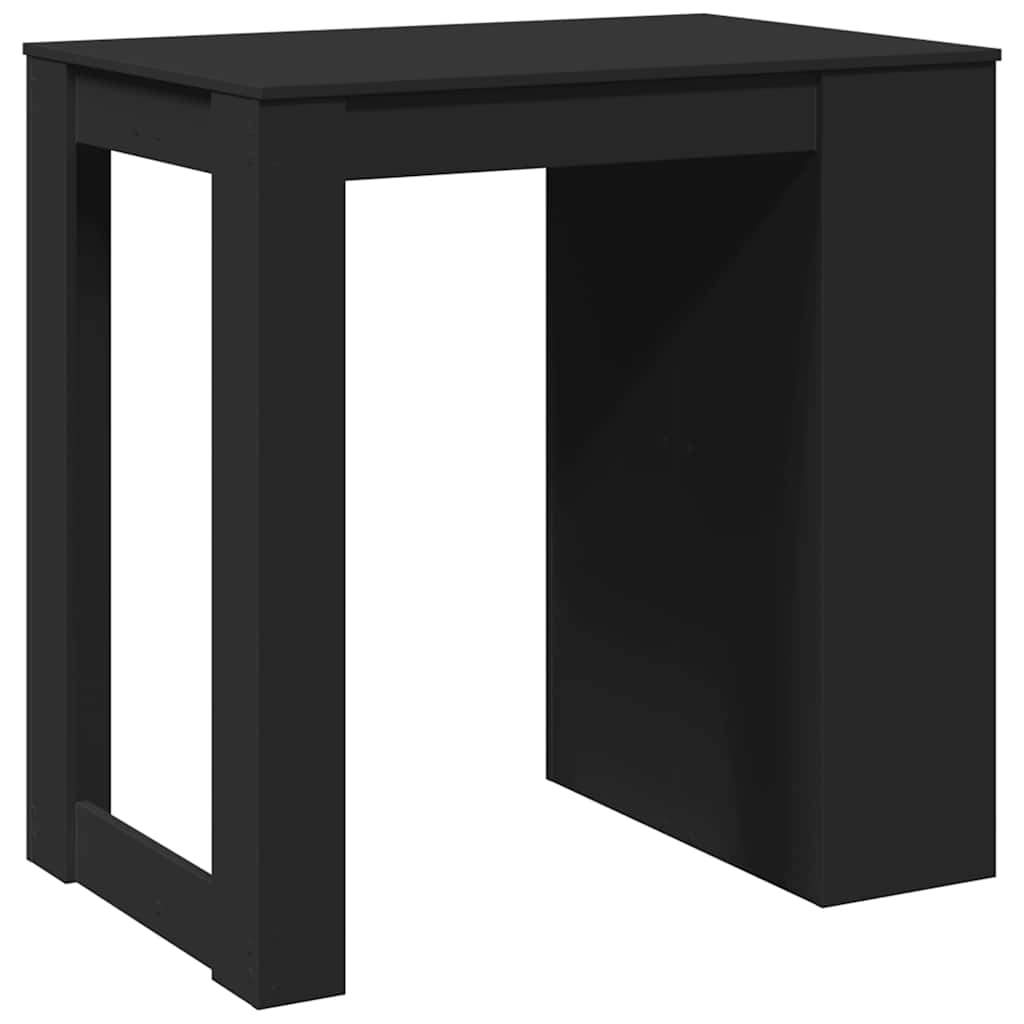 Barbord 102x70x103,5 cm konstrueret træ - sort, 1 - number 7.